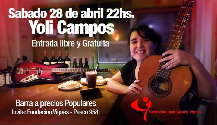 Arte & Cultura en la Fundacion - Yoli Campos en vivo!